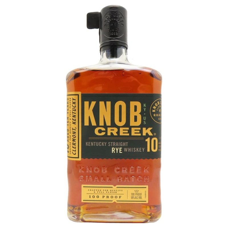 Knob Creek Kentucky Rye Whiskey 100 Proof 10 Year Old 750ml