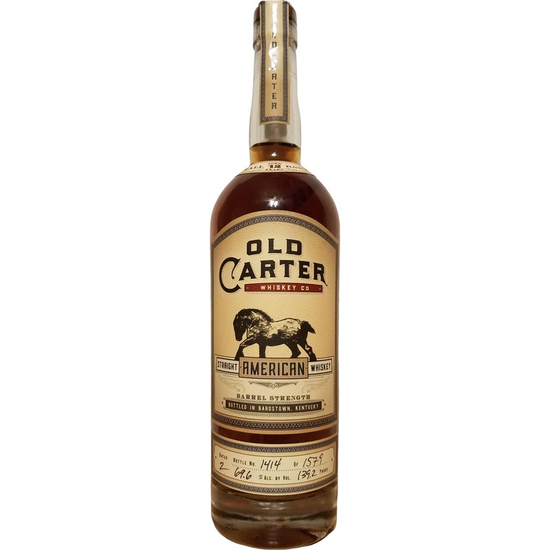 Old Carter 12 Year Old Barrel Strength Batch 2 Straight American Whiskey 750ml