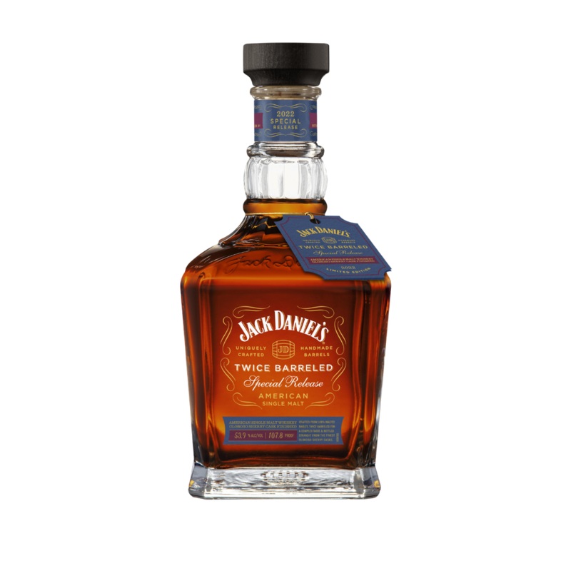 2022 Jack Daniel's Twice Barreled Special Release American Single Malt Whiskey Finished in Oloroso Sherry Casks 700ml