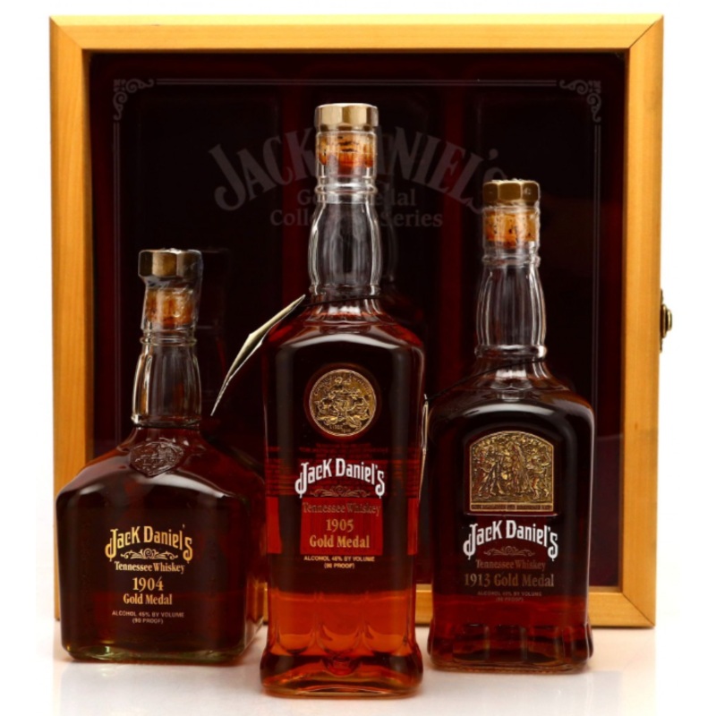 Jack Daniel's Gold Medal Series Bundle 750ml 3-Pack
