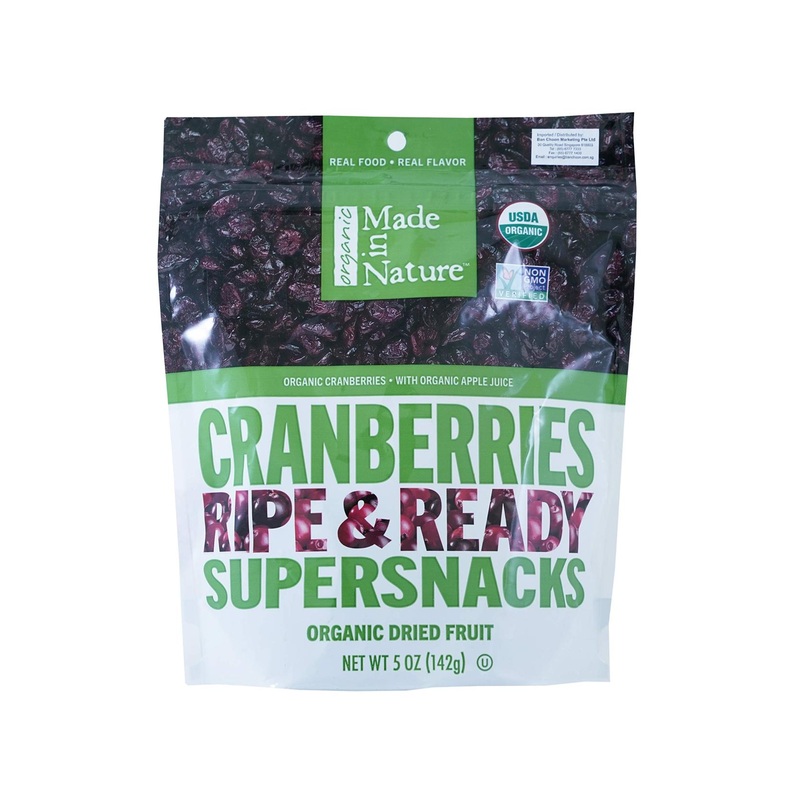 Buy Made in Nature Organic Dried Cranberries - 5 oz Supersnacks | Healthy Snacks Online