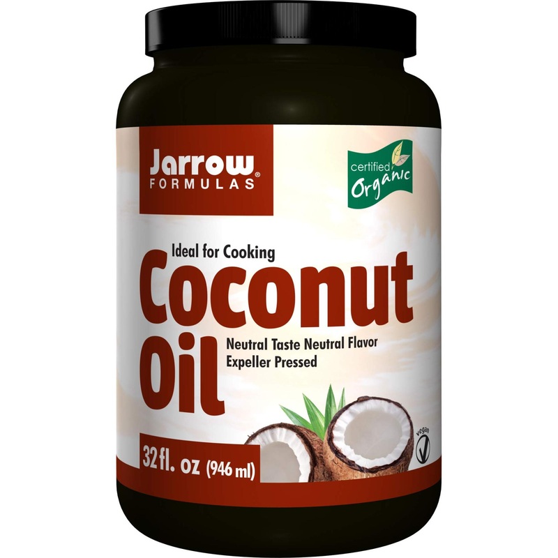 Jarrow Formulas Organic Coconut Oil 32 fl oz - Expeller Pressed & Pure