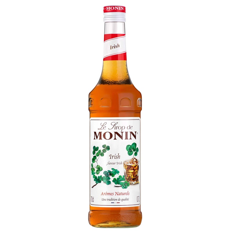 MONIN Premium Irish Cream Syrup 700ml - Vegan-Friendly, Allergen-Free, 100% Natural Flavours - Perfect for Cocktails and Mocktails