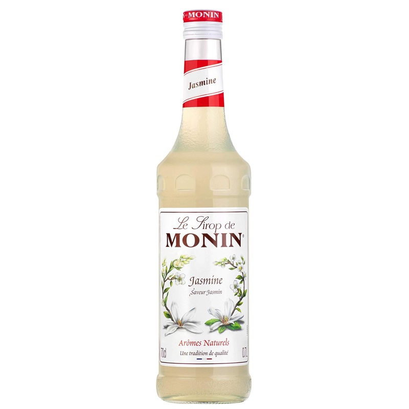 MONIN Premium Jasmine Syrup 700ml - Ideal for Cocktails and Mocktails | Vegan-Friendly, Allergen-Free, 100% Natural | Jasmine 700 ml (Pack of 1)