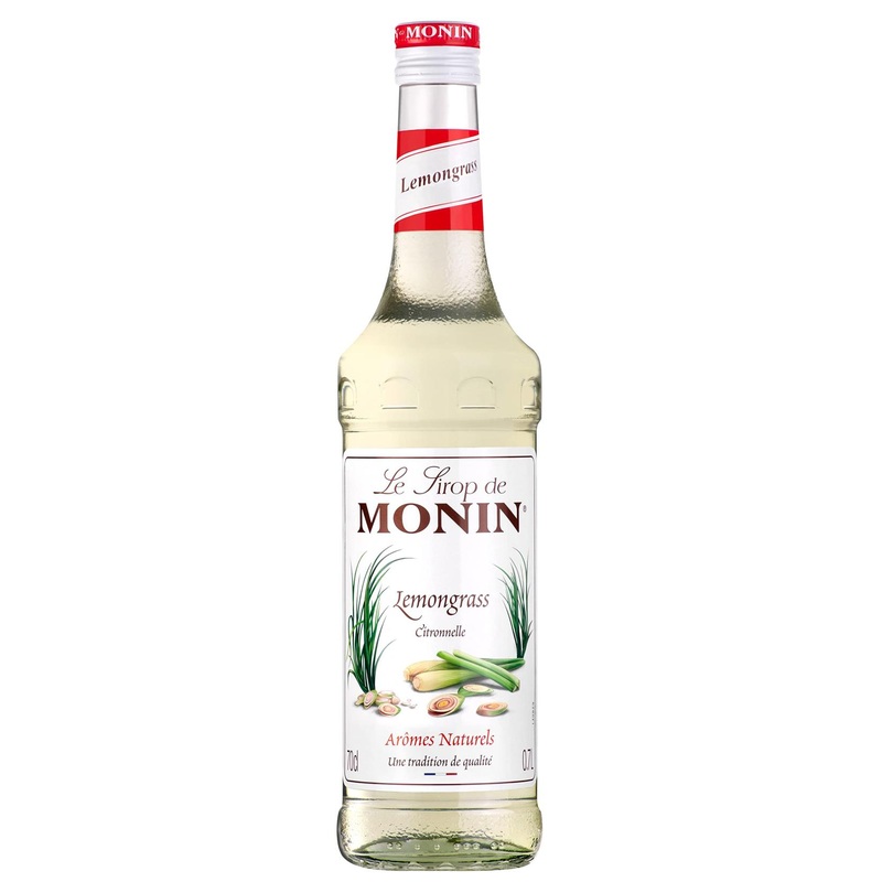 MONIN Premium Lemongrass Syrup 700ml - Perfect for Cocktails & Mocktails | Vegan-Friendly, Allergen-Free, 100% Natural