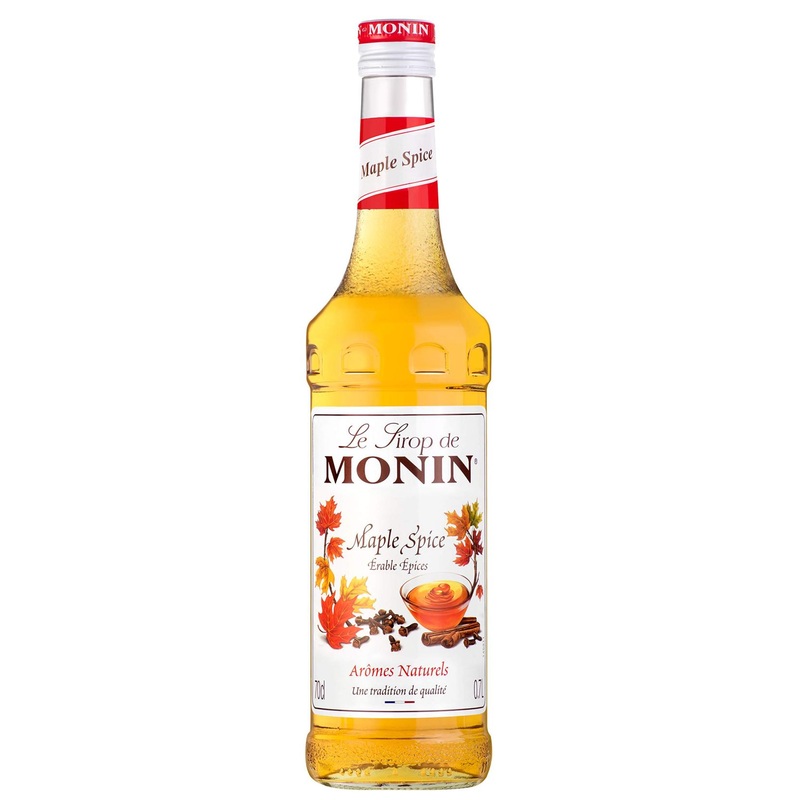 MONIN Premium Maple Spice Syrup 700ml - Vegan-Friendly & Allergen-Free | 100% Natural Flavours for Coffee & Cocktails