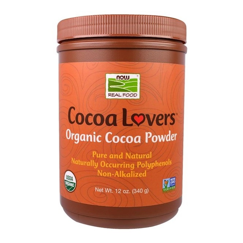 Now Foods Organic Cocoa Powder 12 oz - Real Food for Cocoa Lovers