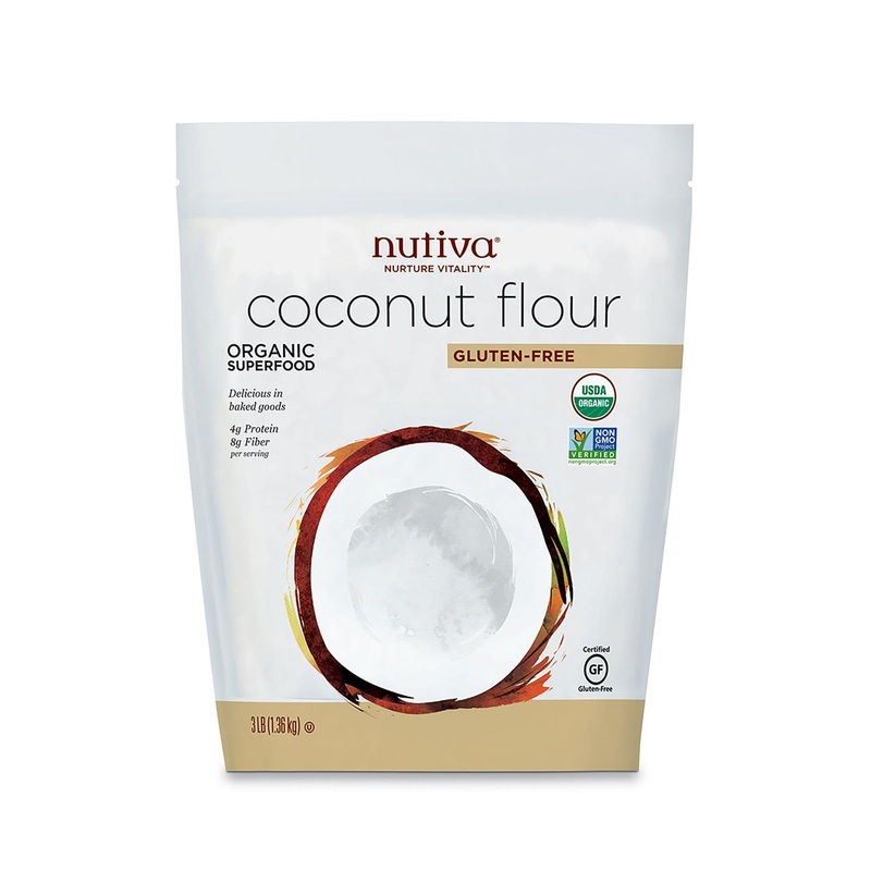 Nutiva Organic Coconut Flour - Gluten Free 3 lb (1.36 kg) | Premium Baking Alternative