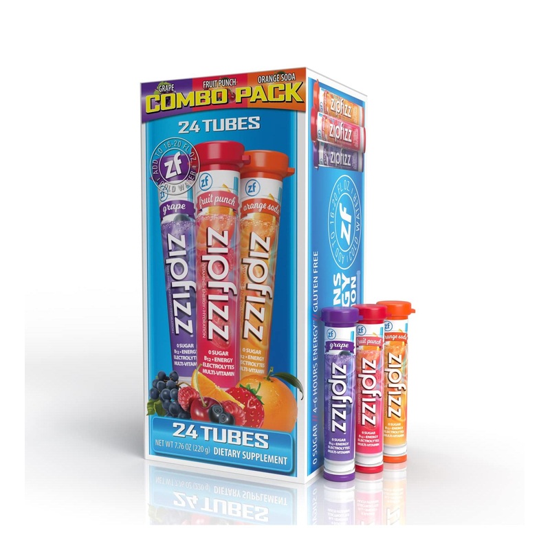 Zipfizz Electrolyte Hydration Powder with B12 - 24 Pack Combo | Energy Drink Mix with Multivitamin | 24 Count Pack